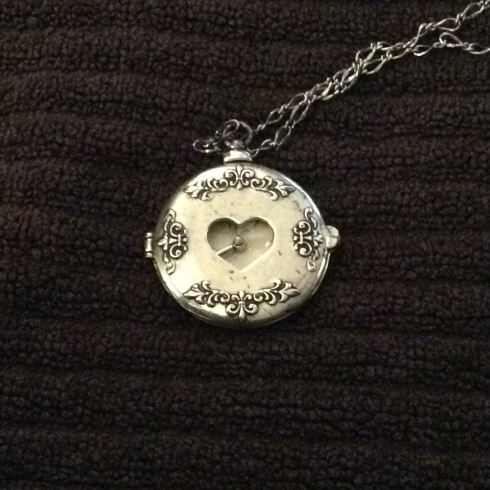 Alice in Wonderland Disney Clock Necklace